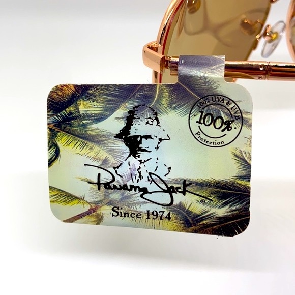 Panama Jack Sunglasses Rose Tone Frames and lenses with 3 Free Items. - Picture 2 of 9